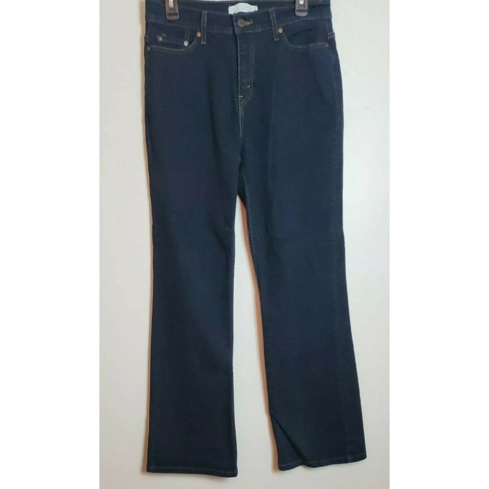 Levis 512 Perfectly Slimming Womens 12M Blue Jeans